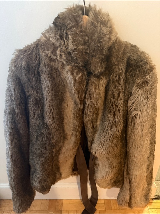 Zara Jackets & Blazers - Zara Brown Faux Fur Jacket